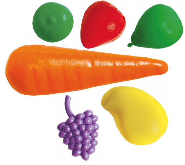 FRUTAS Y VERDURAS SURTIDO - Ivanna & Pau - Juguetes, material didactico y productos para niños y el bienestar familiar