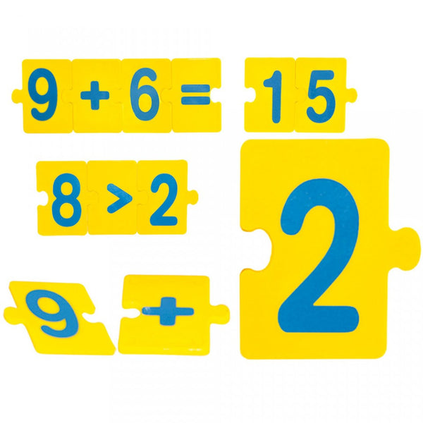 NUMEROS Y SIGNOS CONECTABLE 70 PZAS. - Ivanna & Pau - Juguetes, material didactico y productos para niños y el bienestar familiar