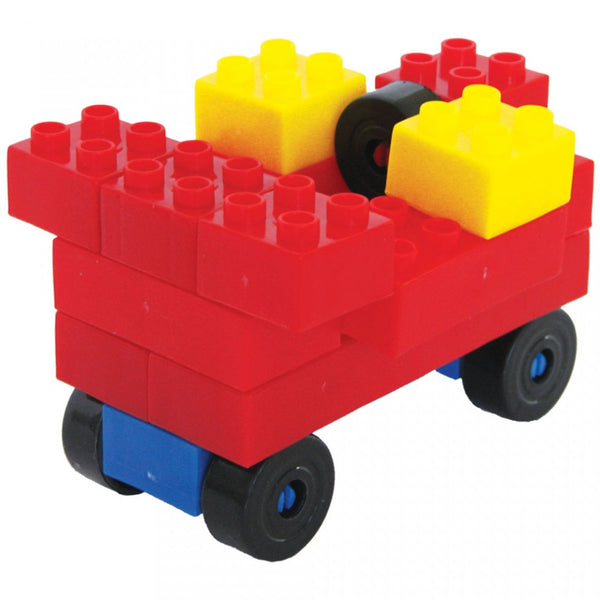 BLOQUES DE CONSTRUCCION CON 64 PZAS. - Ivanna & Pau - Juguetes, material didactico y productos para niños y el bienestar familiar