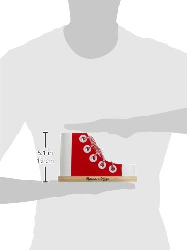 Melissa & Doug Zapato de madera para amarrar - Ivanna & Pau - Juguetes, material didactico y productos para niños y el bienestar familiar