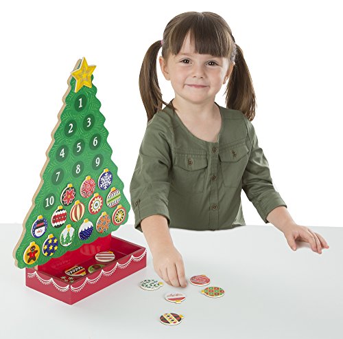 Melissa & Doug Cuenta regresiva para la Navidad- Calendario de Adviento de Madera - Ivanna & Pau - Juguetes, material didactico y productos para niños y el bienestar familiar