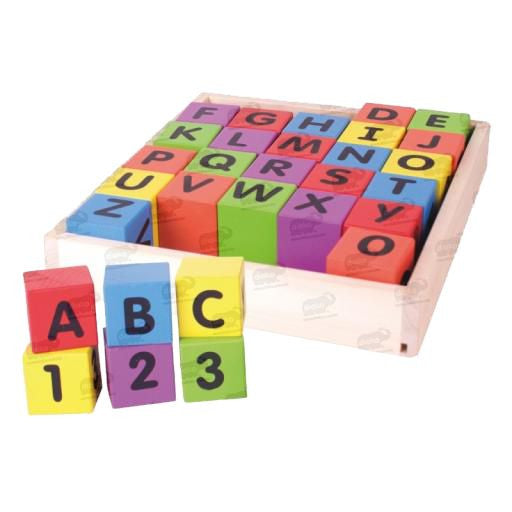 CAJA DE CUBOS ABC - Ivanna & Pau - Juguetes, material didactico y productos para niños y el bienestar familiar