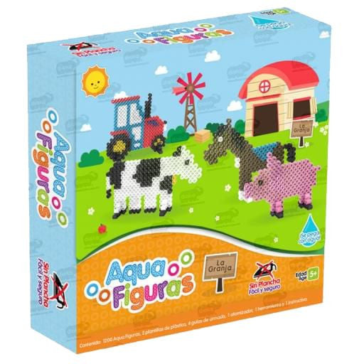 AQUA FIGURAS GRANJA - Ivanna & Pau - Juguetes, material didactico y productos para niños y el bienestar familiar