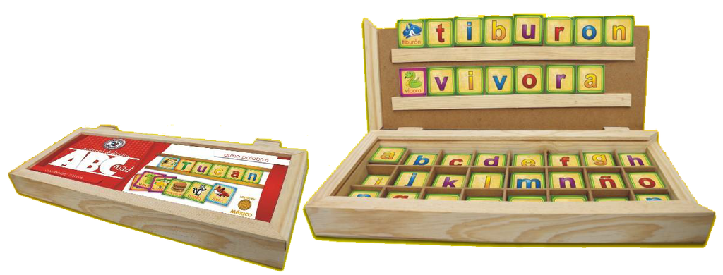 ABC MADERA - Ivanna & Pau - Juguetes, material didactico y productos para niños y el bienestar familiar