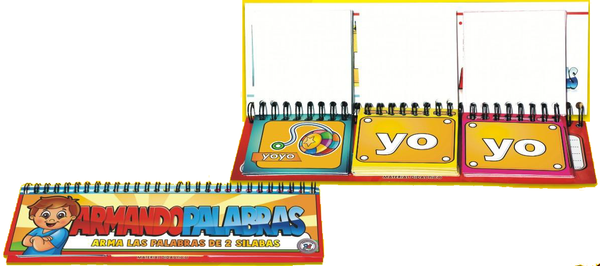 ARMANDO PALABRAS 2 SILABAS - Ivanna & Pau - Juguetes, material didactico y productos para niños y el bienestar familiar