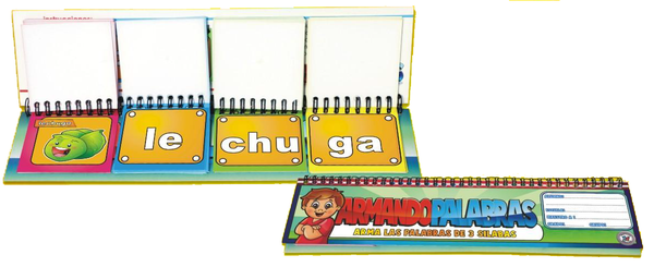 ARMANDO PALABRAS 3 SILABAS - Ivanna & Pau - Juguetes, material didactico y productos para niños y el bienestar familiar