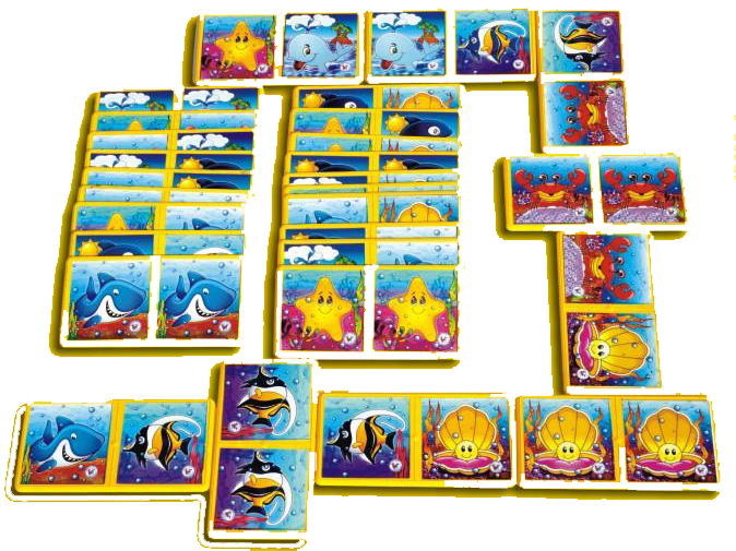 DOMINO MARINOS 28 PZAS - Ivanna & Pau - Juguetes, material didactico y productos para niños y el bienestar familiar