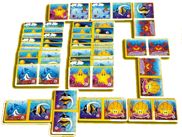 DOMINO MARINOS 28 PZAS - Ivanna & Pau - Juguetes, material didactico y productos para niños y el bienestar familiar