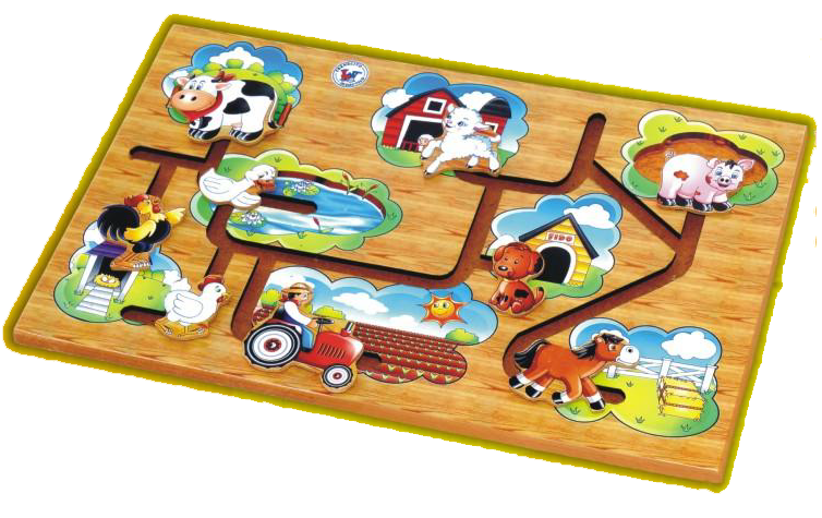 LABERINTO GRANJA - Ivanna & Pau - Juguetes, material didactico y productos para niños y el bienestar familiar