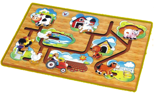 LABERINTO GRANJA - Ivanna & Pau - Juguetes, material didactico y productos para niños y el bienestar familiar