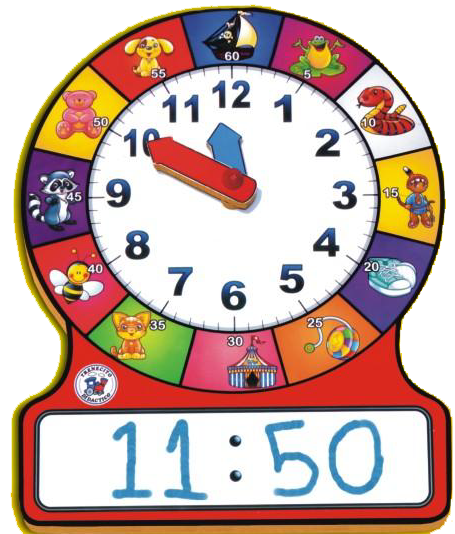 RELOJ CON DIBUJOS - Ivanna & Pau - Juguetes, material didactico y productos para niños y el bienestar familiar