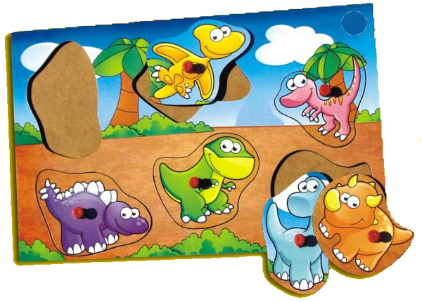 ROMPECABEZAS DINOSAURIOS - Ivanna & Pau - Juguetes, material didactico y productos para niños y el bienestar familiar
