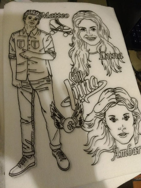 Pellón para colorear con acuarela con 100 pzas. - Ivanna & Pau - Juguetes, material didactico y productos para niños y el bienestar familiar