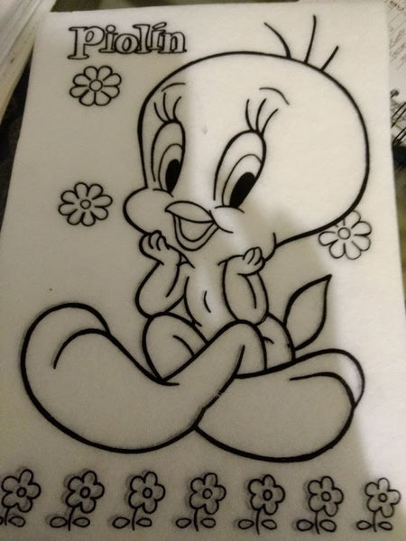 Pellón para colorear con acuarela con 100 pzas. - Ivanna & Pau - Juguetes, material didactico y productos para niños y el bienestar familiar