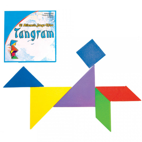 TANGRAM CON 10 JUEGOS - Ivanna & Pau - Juguetes, material didactico y productos para niños y el bienestar familiar