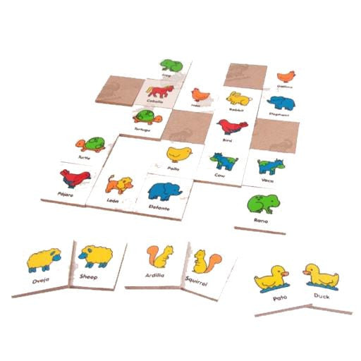 JUEGO DE MEMORIA ANIMALES - Ivanna & Pau - Juguetes, material didactico y productos para niños y el bienestar familiar