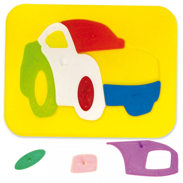 RESAQUE DE PLASTICO COCHE CON PIJAS - Ivanna & Pau - Juguetes, material didactico y productos para niños y el bienestar familiar