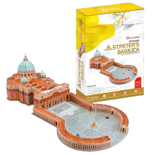 ROMPECABEZAS 3D BASILICA DE SAN PEDRO - Ivanna & Pau - Juguetes, material didactico y productos para niños y el bienestar familiar