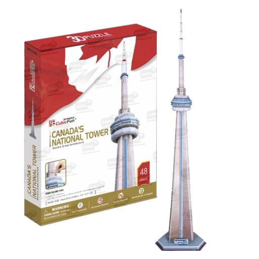 ROMPECABEZAS 3D CANADA NATIONAL TOWER - Ivanna & Pau - Juguetes, material didactico y productos para niños y el bienestar familiar