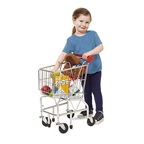 Juguetes Didacticos Ivanna & Pau - Melissa & Doug Carrito de Compras de  Juguete con Estructura Metálico Resistente, Set de Juego de Cocina, Carro  de Compras Para Niños (59.055 cm alto x