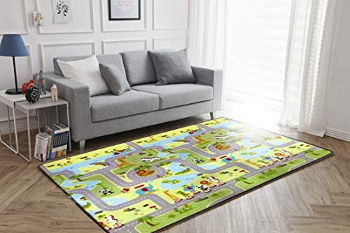 Fisher Price Playmat Double Side-Large Size 150x200x1.0 cm PE