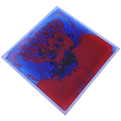 Tapete - Art3d Liquid Dance Floor Colorful Home Decor Tile, 12" x 12" Blue-Red - Ivanna & Pau - Juguetes, material didactico y productos para niños y el bienestar familiar