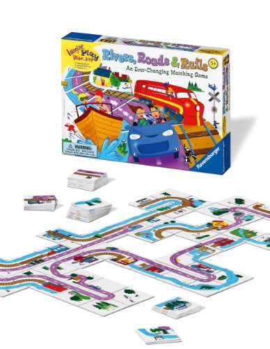 Ravensburger Rivers, Roads And Rails - Juegos de mesa - Ivanna & Pau - Juguetes, material didactico y productos para niños y el bienestar familiar