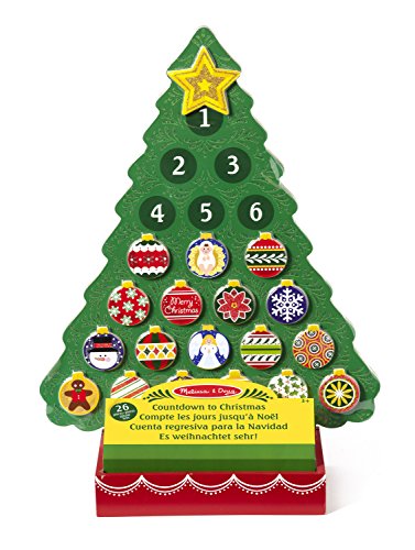 Melissa & Doug Cuenta regresiva para la Navidad- Calendario de Adviento de Madera - Ivanna & Pau - Juguetes, material didactico y productos para niños y el bienestar familiar