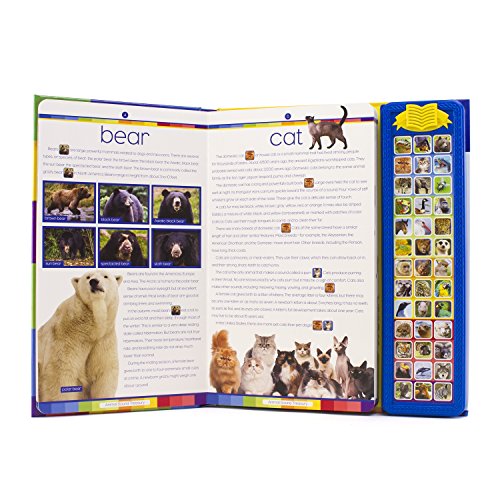 Libro Cuento Enciclopedia Britannica Kids Animal con sonido tesoros