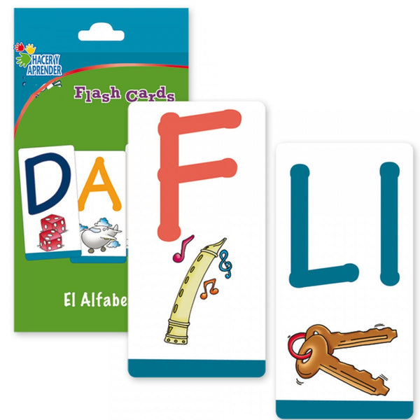 FLASH CARDS ALFABETO 28 CARTAS - Ivanna & Pau - Juguetes, material didactico y productos para niños y el bienestar familiar