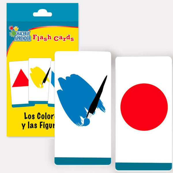 FLASH CARDS LOS COLORES Y LAS FIGURAS - Ivanna & Pau - Juguetes, material didactico y productos para niños y el bienestar familiar