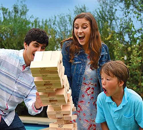 Jenga Giant Family Hardwood Game - Ivanna & Pau - Juguetes, material didactico y productos para niños y el bienestar familiar