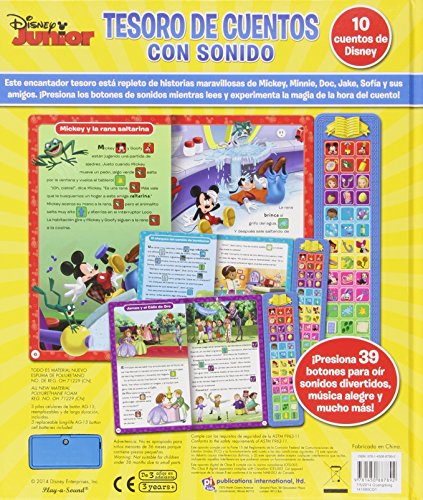 Tesoro de cuentos con sonido Disney junior