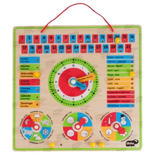 CALENDARIO INTERACTIVO - Ivanna & Pau - Juguetes, material didactico y productos para niños y el bienestar familiar