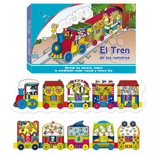 ROMPECABEZAS TREN 20 PZAS. - Ivanna & Pau - Juguetes, material didactico y productos para niños y el bienestar familiar