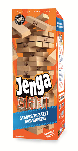 Jenga Giant Family Hardwood Game - Ivanna & Pau - Juguetes, material didactico y productos para niños y el bienestar familiar