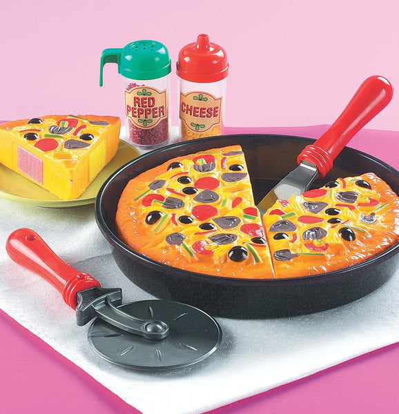 Small World Toys Living - My-Oh-My Pizza Pie 11 Pc. Playset - Ivanna & Pau - Juguetes, material didactico y productos para niños y el bienestar familiar