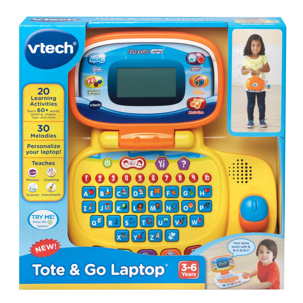 VTech Tote and Go Laptop - Ivanna & Pau - Juguetes, material didactico y productos para niños y el bienestar familiar