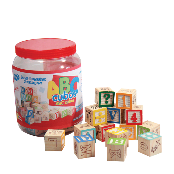 BOTE CUBOS ABC - Ivanna & Pau - Juguetes, material didactico y productos para niños y el bienestar familiar