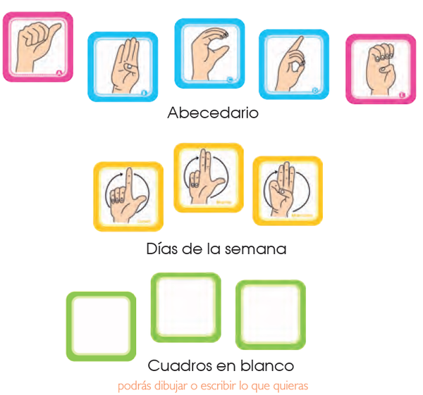 Alfabeto manual con Imán - Ivanna & Pau - Juguetes, material didactico y productos para niños y el bienestar familiar